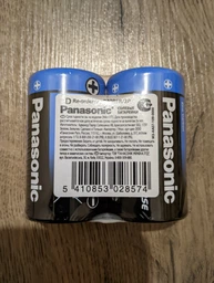 Батарейки Panasonic General Purpose угольно-цинковые D (R20) пленка, 2 шт (R20BER/2P) фото от покупателей 3