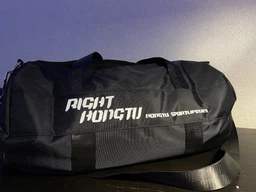 Спортивная / дорожная сумка мужская и женская тканевая с отделом для обуви Right модель 160-1 (Серая) фото от покупателей 17