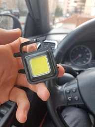 Світлодіодний акумуляторний LED ліхтарик брелок UKC 2230 з карабіном на 3 режими