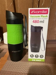 Термокухоль Kamille KM-2067-GR (480 мл) зелений фото від покупців 3