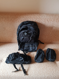 Тактический рюкзак военный 50 литров Черный фото от покупателей 3