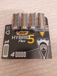 Сменные картриджи для бритья (лезвия) мужские BIC Flex 5 Hybrid 4 шт (3086123644885) фото от покупателей 1