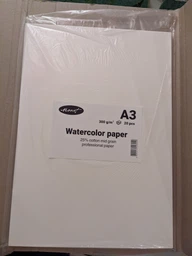 Папір акварельний A3 Monet Premium 300 г/м2, 20 аркушів п/п (300A320) фото від покупців 13