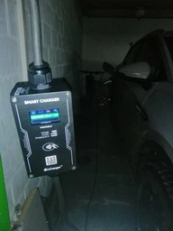 Зарядний пристрій OnCharger GBT 32А 7кВт WIFI ПЗВ Таймер Зарядка GB/T для електромобілів з Китаю BYD Han, Honda m-nv, VW id.4, zeekr та ін. фото від покупців 3