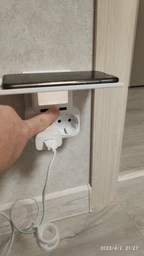 Зарядний пристрій мережевий XO WL09 2AC+2USB 2.4A фото от покупателей 4