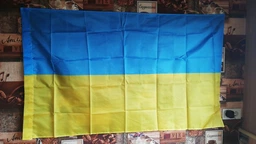 Флаг Украины Kayfovo 140*90 см с кольцами для флагштока Нейлон K140-90 фото от покупателей 17