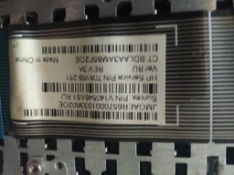 Клавіатура для HP Pavilion 15 15-E, 15E, 15-N, 15N, 15-G, 15G, 15-R, 15R Series, HP 250 G3, 255 G3, 256 G3 (RU Black з рамкою) (63463)