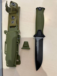 Нож нескладной Тактический Спецназа Daring Сверхпрочный клинок с креплением пол Молли фото от покупателей 5