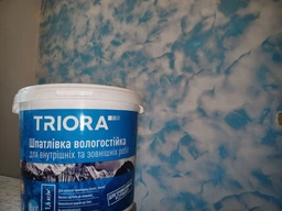 Шпаклевка влагостойкая акриловая TRIORA NEW 1.5кг фото от покупателей 3
