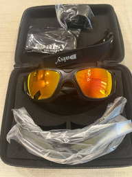 Захисні військові тактичні окуляри з поляризацією Daisy С9 Black + 4 комплекти лінз фото від покупців 2