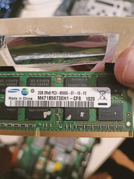 Оперативная память Hynix SODIMM DDR3 4Gb 2Rx8 1066Mhz PC3-8500S-7-10-F2 HMT351S6BFR8C-G7