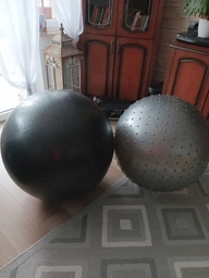 М'яч для фітнесу (фітбол) Cornix 75 см Anti-Burst XR-0365 Silver