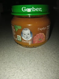 Пюре гомогенизированное овощное Gerber Тыква для детей с 6 месяцев 80 г (7613287348173)