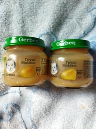Фруктовое пюре Gerber Груши Вильямс с 6 месяцев 80 г (8445291084667) фото от покупателей 1