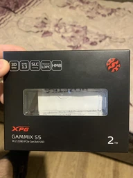 SSD диск ADATA XPG Gammix S5 512GB M.2 2280 PCIe 3.0 x4 3D NAND TLC (AGAMMIXS5-512GT-C)