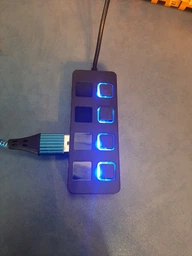 Хаб USB 2.0 4-х портовий Lapara LA-SLED4 Black (LA-SLED4 Black) фото від покупців 4