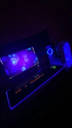 Игровая поверхность с подсветкой INTEKO 300х800х4мм RGB черный фото от покупателей 14