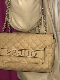 Сумка жіноча Guess Illy Convertible 79703 Пудрова (H2000029656828) фото від покупців 3