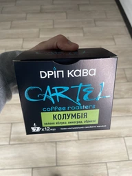 Дріп-кава натуральна Cartel Колумбія мелена 12 г х 30 шт