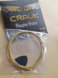 Струни для акустичної гітари Craux Strings (Калібр 11-52) фото від покупців 4