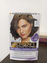 Стойкая краска для волос L’Oreal Paris Excellence Cool Creme 5.11 Ультрапепельный светло-каштановый (3600524094140) фото от покупателей 13