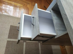 Письменный стол с ящиками Ferrum-decor Оскар 750x1200x700 металл Серый ДСП Белое 16 мм (OSK0057) фото от покупателей 2