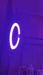 Кольцевая лампа Лампа для визажиста RGB лампа с держателем для телефона и штативом 2,1 метра круглая Набор для блогера для тиктока 26 см MJ26 фото от покупателей 1