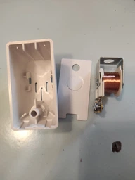 Дверний провідний дзвінок Zamel електромеханічний BUZZER однотональний білий (DNS-255-BIA)