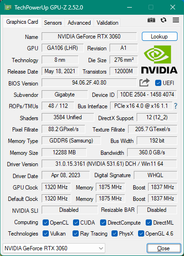 Відеокарта GF RTX 3060 12 GB GDDR6 Gaming OC Gigabyte (GV-N3060GAMING OC-12GD 2.0) (LHR) Store фото від покупців 1