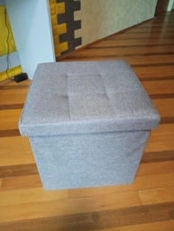Пуф для хранения текстильный MBM HOME TH-03 Серый (TH-03 GRAY) фото от покупателей 9