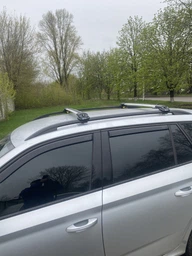 Поперечки на дах автомобіля для рейлінгів Turtle AIR 1 Чорний фото від покупців 11
