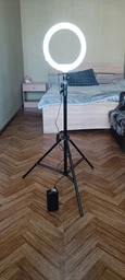Телескопический Штатив для кольцевой лампы Stand, GoPro, Камеры, Фотоаппарата, Студийная фото стойка 210см фото от покупателей 12