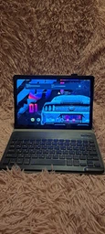 Чехол-клавиатура с подсветкой для Samsung Galaxy Tab A8 10.5" 2021-2022 (SM-X200 / SM-X205) укр раскладка черный (004103)