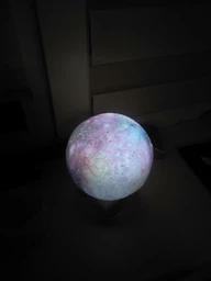 Нічник настільний LED RGB 3D Galaxy 12 см з пультом та акумулятором фото від покупців 16