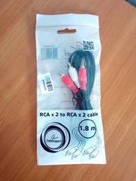 Кабель Cablexpert CCA-2R2R-6 2 x RCA 1.8 м (CCA-2R2R-6)