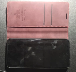 Чохол-книжка CaseMe із нубуку для Xiaomi Redmi Note 11S 5G Бордовий фото від покупців 4