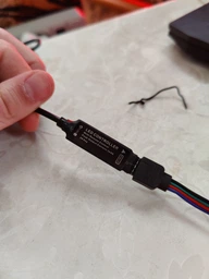Светодиодная лента с пультом 5 метров 300 LED RGB MOD-5050 Разноцветная фото від покупців 6