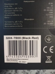 Наушники real-el gdx-7800 Black/Red фото от покупателей 11