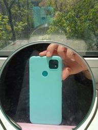 Чехол TPU Matte для Xiaomi Redmi 9C бампер розовый фото от покупателей 1
