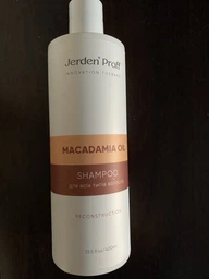 Відновлюючий шампунь для волосся JERDEN PROFF SHAMPOO Macadamia Oil з горіхом макадамії 400мл