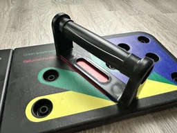 Дошка для віджимань Push Up Rack Board з упорами різним хватом Нескользящие ручки (1537PURTRNJR) TIN66 фото від покупців 19