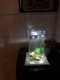 Акваріум з LED підсвічуванням самоочисний акриловий 2 л 25 см My Fun Fish