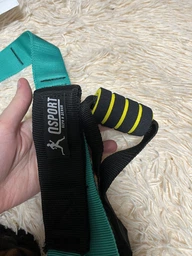 Тренировочные петли trx для кроссфита (трх тренажер для фитнеса и турника) OSPORT Lite (FI-0037) Черно-красный фото от покупателей 1
