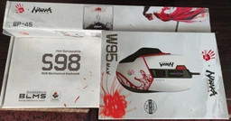 Клавіатура A4Tech Bloody S98 /з підсвічуванням/червоні перемикачі/Чорний/Красий/Білий УКР 257787 фото від покупців 1