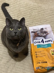 Сухий корм для стерилізованих кішок Club 4 Paws Sterilised з куркою 5 кг (4820083909283)