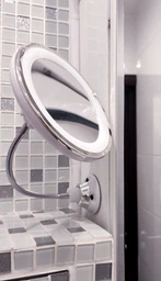 Дзеркало косметологічне з підсвічуванням My Flexible Mirror на гнучкій ніжці десятикратне збільшення 10Х