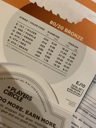 Струни для акустичних гітар DAddario EJ10 Bronze 80/20 Extra Light (10-47) фото від покупців 1