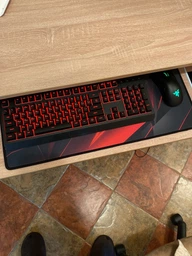 Игровая поверхность WorkPlaceShop GAME RED GLASS 80 300х500 мм фото от покупателей 1
