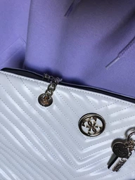 Сумка жіноча Guess Blackely Satchel Status 11 Червона (H2000029674198) фото від покупців 2