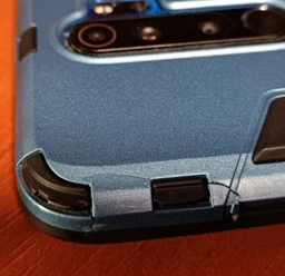 Чехол с подставкой Deexe Hybrid Case для Xiaomi Redmi Note 8 Pro - Red